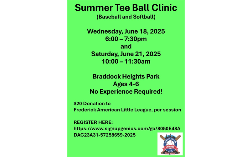 SOFTBALL TEE BALL CLINICS (Baseball too)