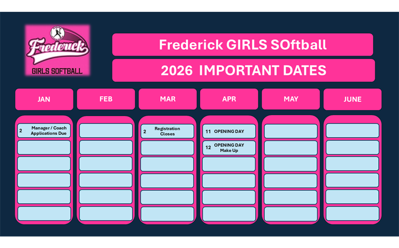 2026 Key Dates