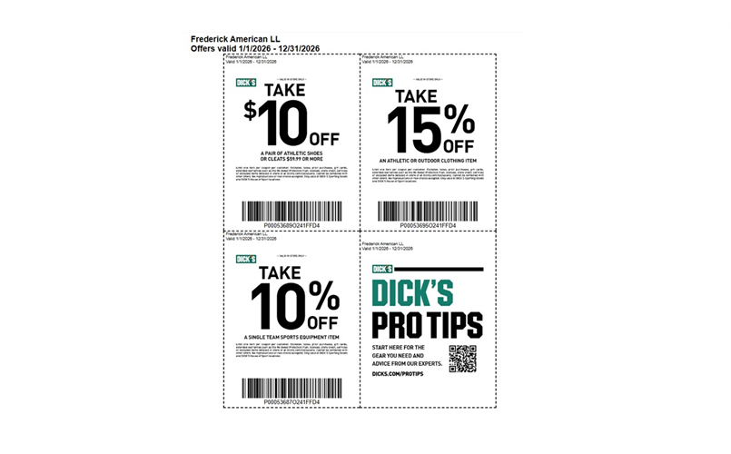 Dicks Sporting Goods Coupon